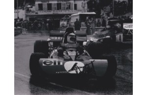 Jackie Stewart Signed 8x10 Grand Prix Photograph